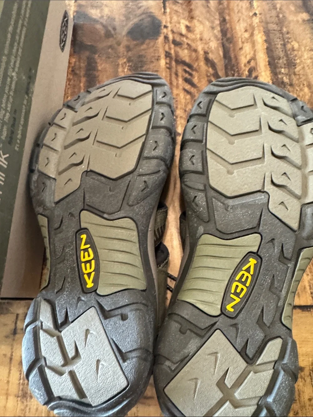 KEEN Men's Olive/Tan Outdoor Water Sandals